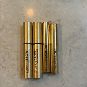 Gold Brow and Lash Set